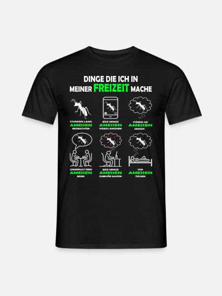 Ameisen - Ameisenliebhaber - Insekt - Männer T-Shirt - Schwarz
