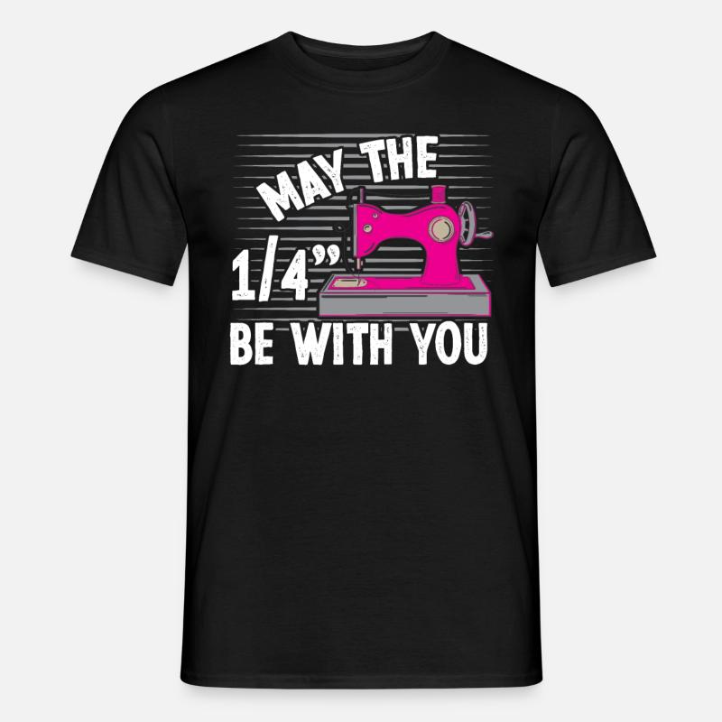 May the 1/4 be with you - Männer T-Shirt - Schwarz