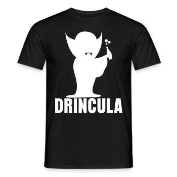 Boire de la bière Vampire Alcool Schnaps - T-shirt homme - noir - Devant - AI Model Male 178 light (178cm)