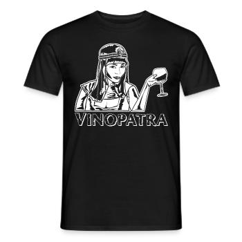 Wine Party Alcool Verre à vin - T-shirt homme - noir - Devant - AI Model Male 178 light (178cm)