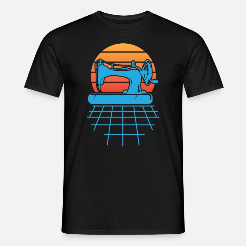 Conception de courtepointes - T-shirt homme - noir