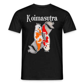 Carpe Koï Koimasutra Kois - T-shirt homme - noir - Devant - AI Model Male 178 light (178cm)