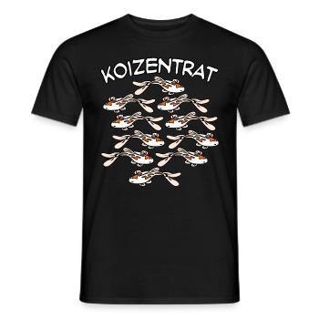 Koi Konzentrat Karpfen Koizentrat Kois - Männer T-Shirt - Schwarz - Vorne - AI Model Male 178 light (178cm)