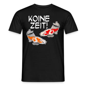 Koi Karpfen Keine Zeit Kois - Männer T-Shirt - Schwarz - Vorne - AI Model Male 178 light (178cm)