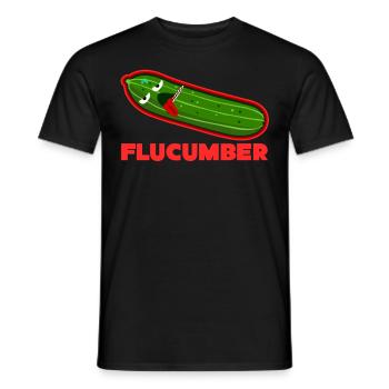 Kranke Gurke Flucumber Gurken - Männer T-Shirt - Schwarz - Vorne - AI Model Male 178 light (178cm)