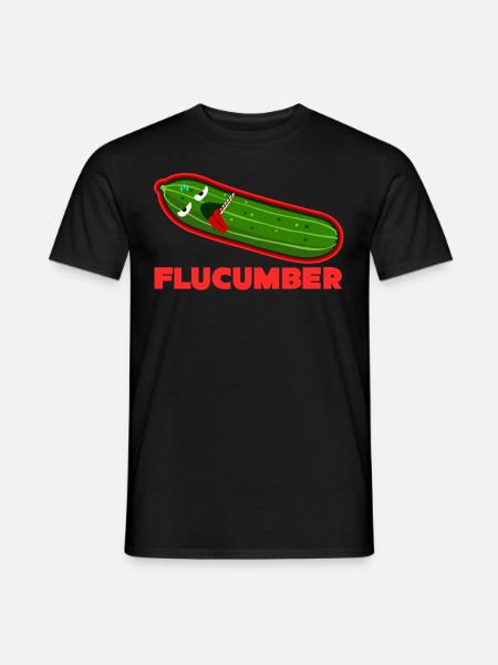 Concombre malade concombres flucombre concombres - T-shirt homme - noir