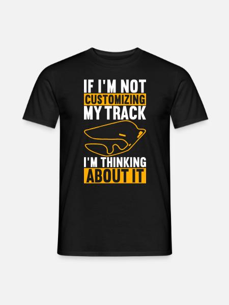 Slotcar Slotracing - Men's T-Shirt - black