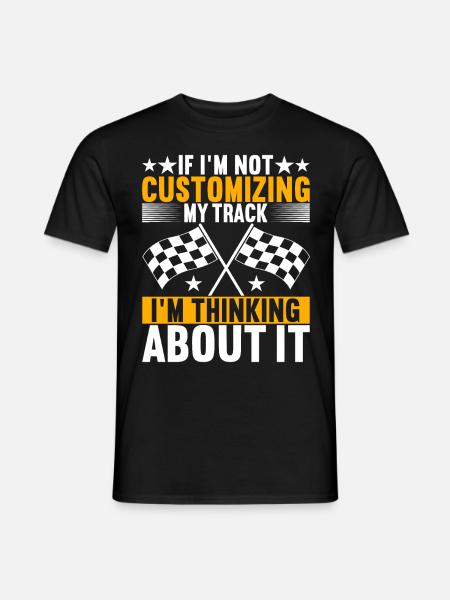 Slotcar Slotracing - Men's T-Shirt - black