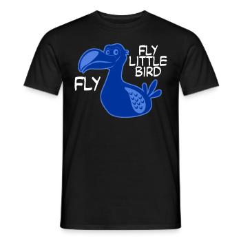 Dodo Joke Dodos - Men's T-Shirt - black - Front - AI Model Male 178 light (178cm)