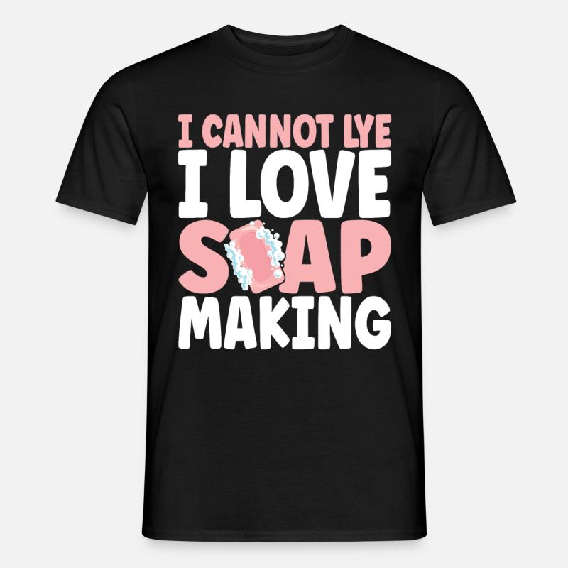 Soap maker soap making - Men’s T-shirt - black