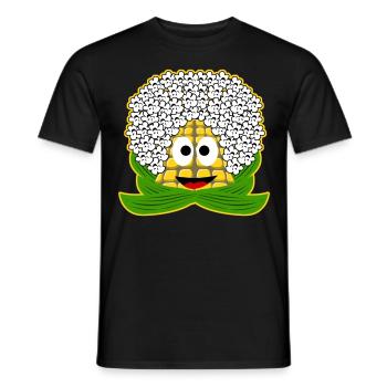 Maïs soufflé - T-shirt homme - noir - Devant - AI Model Male 178 light (178cm)