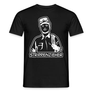 Elektriker Elektroniker Elektromeister - Männer T-Shirt - Schwarz - Vorne - AI Model Male 178 light (178cm)