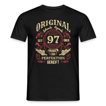 Original Lebende Legende Seit Über 97 Jahren - Männer T-Shirt - Schwarz - Vorne - AI Model Male 178 light (178cm)