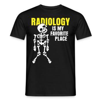 Röntgen Röntgenbild Radiologe Radiologie - Männer T-Shirt - Schwarz - Vorne - AI Model Male 178 light (178cm)