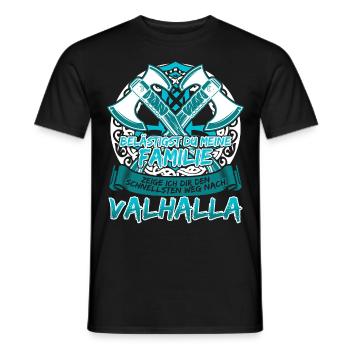 Schildmaid Wikinger Frau Berserker - Männer T-Shirt - Schwarz - Vorne - AI Model Male 178 light (178cm)