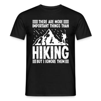 Il y a des choses plus importantes que - T-shirt homme - noir - Devant - AI Model Male 178 light (178cm)