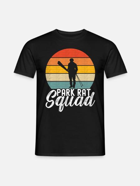 Skiers - Men's T-Shirt - black