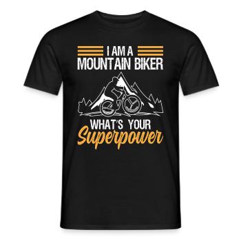 Je suis un vététiste quel est votre - T-shirt homme - noir - Devant - AI Model Male 178 light (178cm)