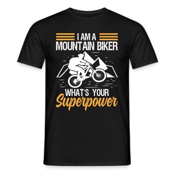 Je suis un vététiste quel est votre - T-shirt homme - noir - Devant - AI Model Male 178 light (178cm)