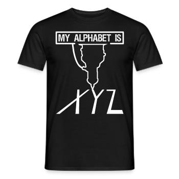 Cutting machine operator CNC machinist - Men's T-Shirt - black - Front - AI Model Male 178 light (178cm)