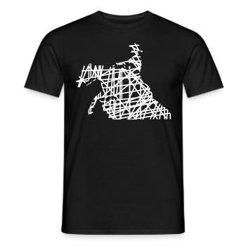 Reining Western Riding Riding Rider - T-shirt homme - noir - Devant - AI Model Male 178 light (178cm)