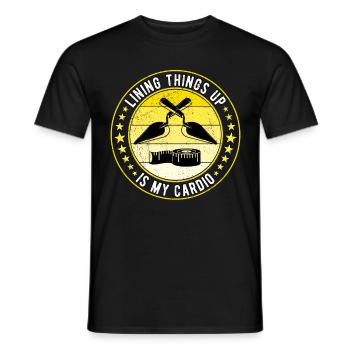 Bodenleger Fliesenleger Estrichleger - Männer T-Shirt - Schwarz - Vorne - AI Model Male 178 light (178cm)
