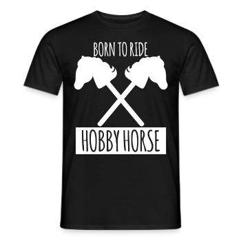Hobbyhorse drôle Hobby Horse - T-shirt homme - noir - Devant - AI Model Male 178 light (178cm)