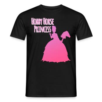 Hobby Horse Princess Hobby Horsing - T-shirt homme - noir - Devant - AI Model Male 178 light (178cm)