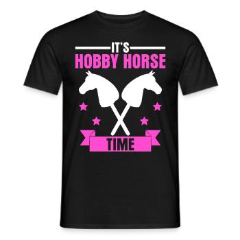 Hobby Cavalier Hobby Horsing - T-shirt homme - noir - Devant - AI Model Male 178 light (178cm)