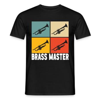 Trumpet Trumpet Player - Men's T-Shirt - black - Front - AI Model Male 178 light (178cm)