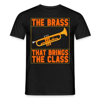 Trompete Trompetenspieler - Männer T-Shirt - Schwarz - Vorne - AI Model Male 178 light (178cm)