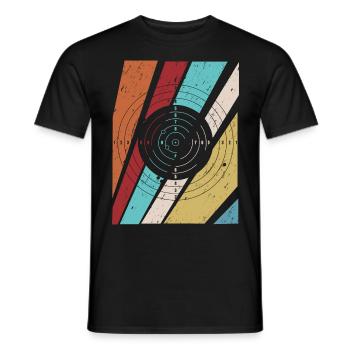 Sport shooter retro Schützenkönig - T-shirt homme - noir - Devant - AI Model Male 178 light (178cm)
