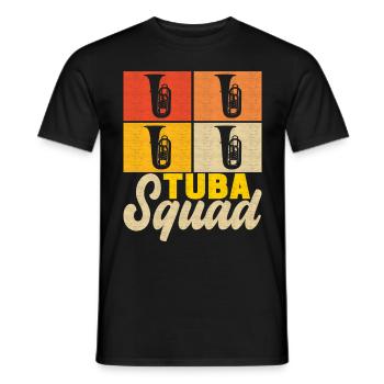 Tuba Tubist - Männer T-Shirt - Schwarz - Vorne - AI Model Male 178 light (178cm)