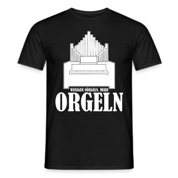 Orgel Orgelspieler Orgelbauer Organist - Männer T-Shirt - Schwarz - Vorne - AI Model Male 178 light (178cm)