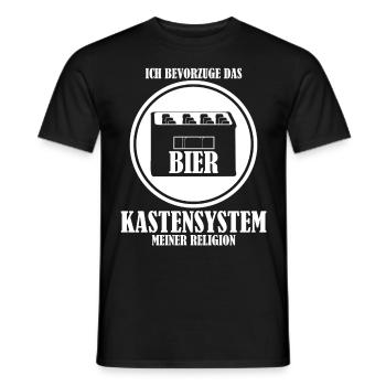 Vatertag Bier Bierkiste Hobbybrauer - Männer T-Shirt - Schwarz - Vorne - AI Model Male 178 light (178cm)