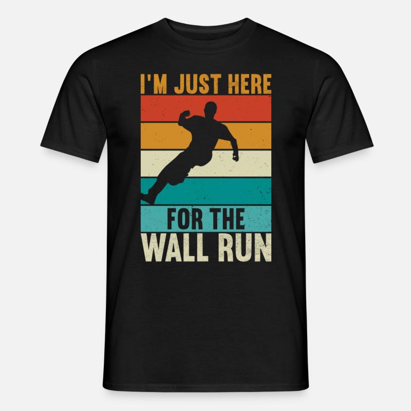 Parkour Freerunning - Männer T-Shirt - Schwarz