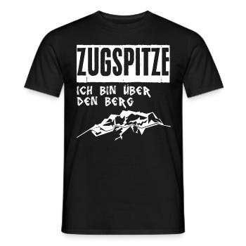 Zugspitze Berg Bergsteiger - Männer T-Shirt - Schwarz - Vorne - AI Model Male 178 light (178cm)