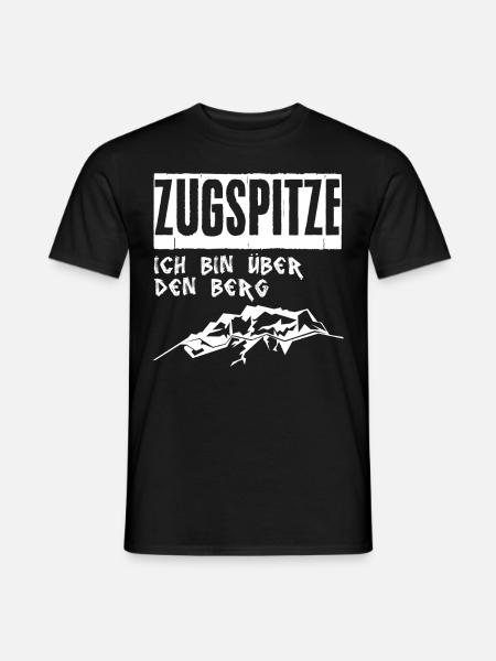 Zugspitze Berg Bergsteiger - Männer T-Shirt - Schwarz