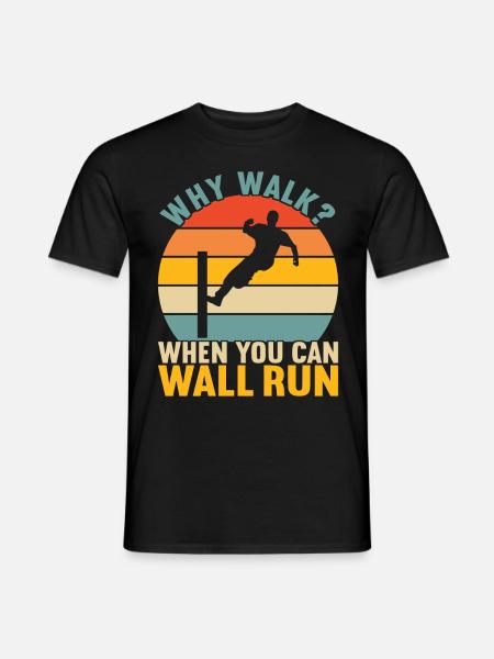 Parkour Freerunning - Men's T-Shirt - black