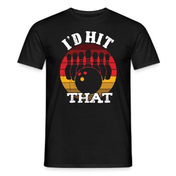 J’avais frappé ça - T-shirt homme - noir - Devant - AI Model Male 178 light (178cm)