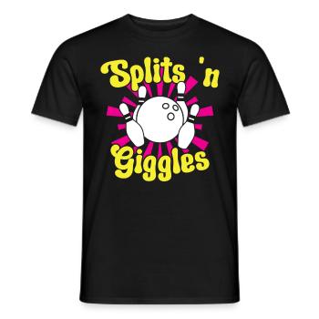Splitsn rigole - T-shirt homme - noir - Devant - AI Model Male 178 light (178cm)