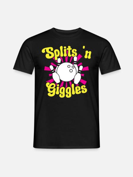 Splitsn giggles - Men's T-Shirt - black