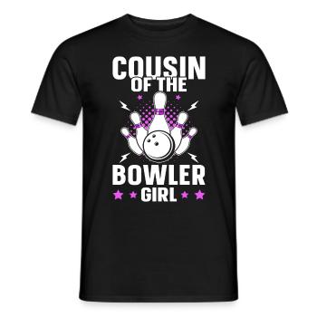 Cousin de la Bowler Girl - T-shirt homme - noir - Devant - AI Model Male 178 light (178cm)