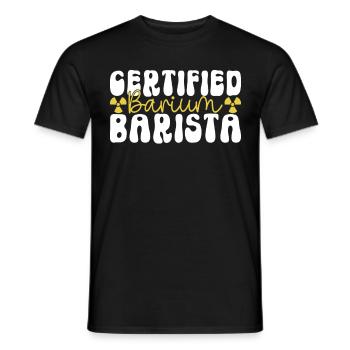 Radiology Radiologist - Men's T-Shirt - black - Front - AI Model Male 178 light (178cm)