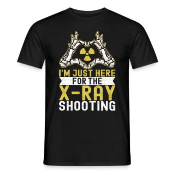 Radiology Radiologist - Men's T-Shirt - black - Front - AI Model Male 178 light (178cm)