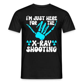 Radiology Radiologist - Men's T-Shirt - black - Front - AI Model Male 178 light (178cm)