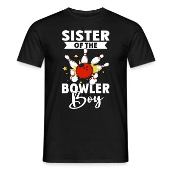 Sister of the Bowler Boy - Männer T-Shirt - Schwarz - Vorne - AI Model Male 178 light (178cm)