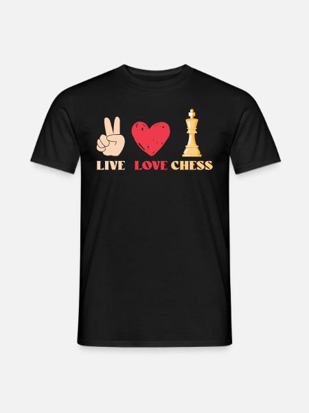 Funny Chess saying Design - Men's T-Shirt - black