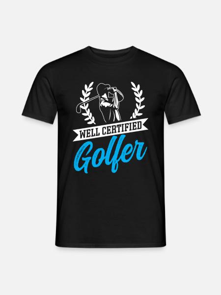 Perfect Golfing Design - Men's T-Shirt - black