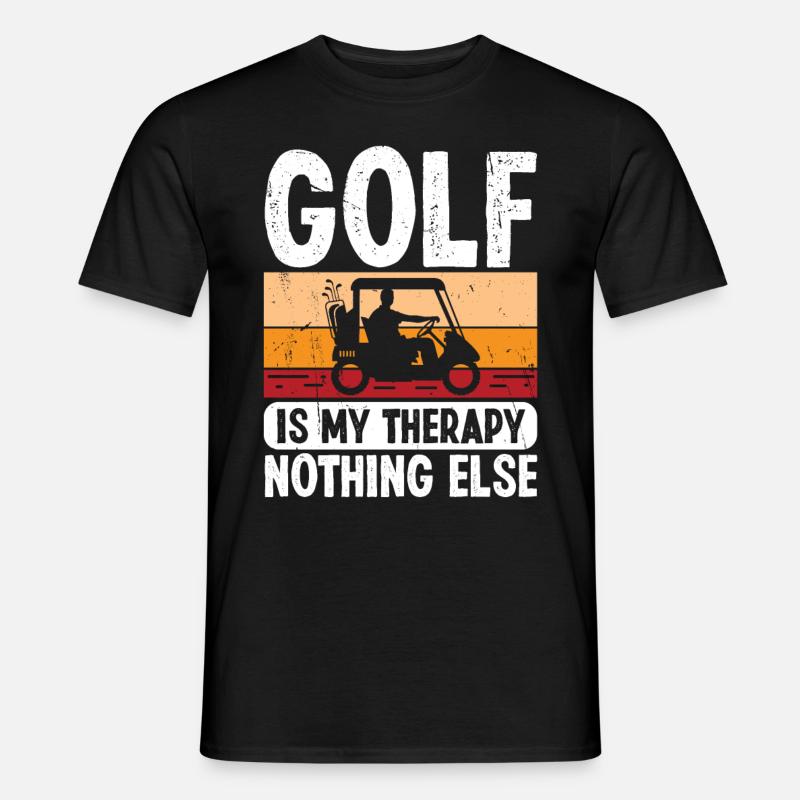 Golf nothing else - Männer T-Shirt - Schwarz